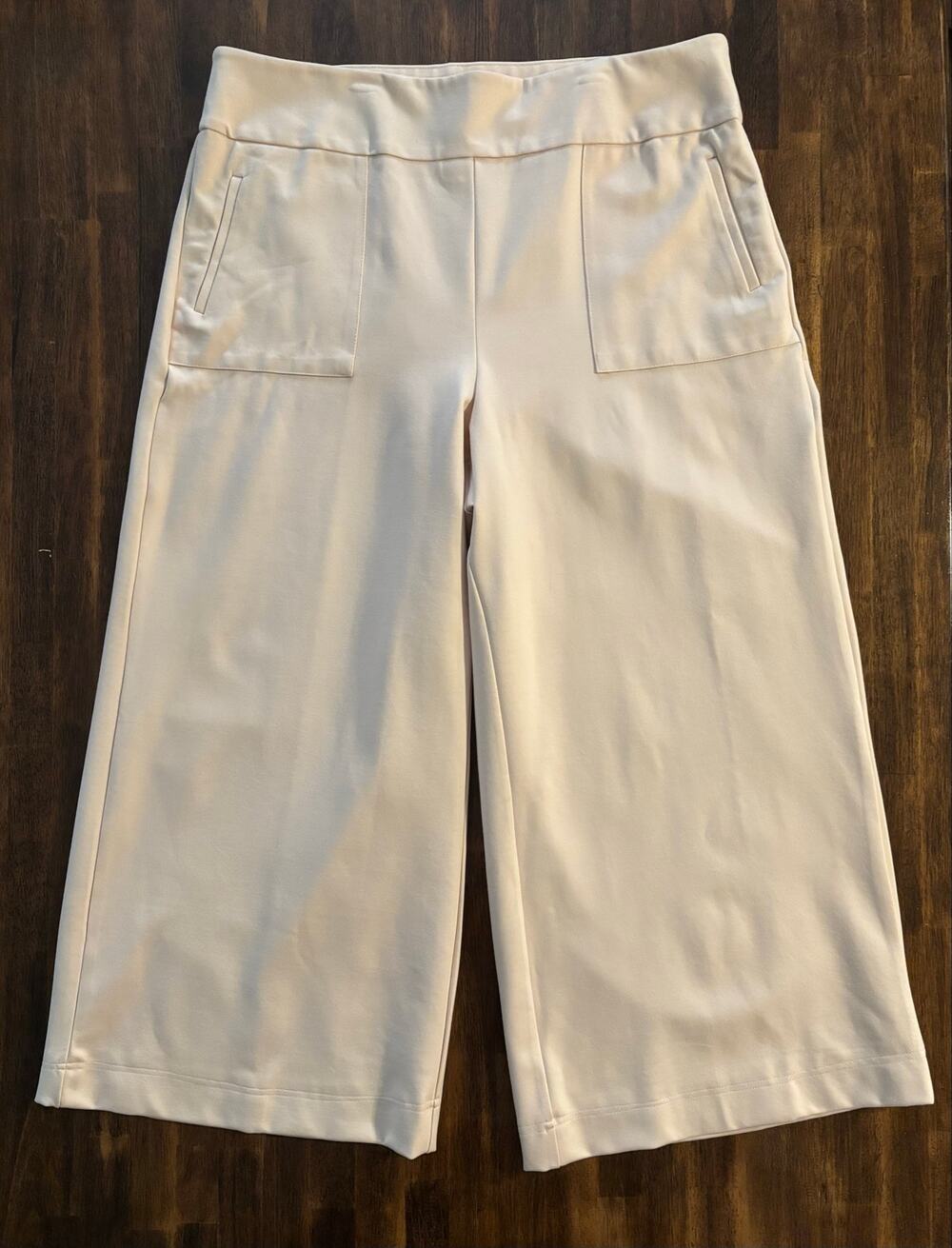 New York & Company Women’s XXL Pants Wide Leg Crop Pull On Ponte Stretch NY&C